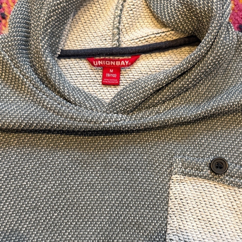 UNIONBAY Gray Kids Hoodie with Pocket - Picture 2 of 4